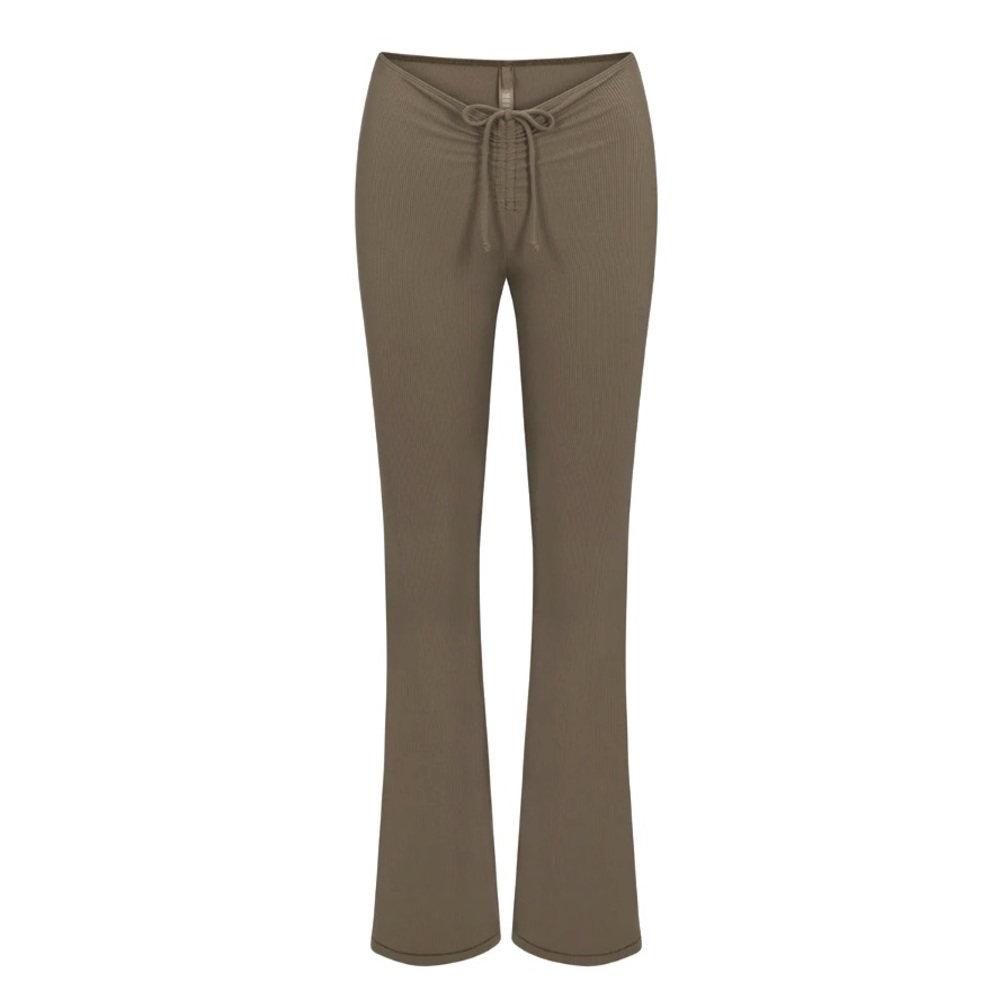 BNWT SKIMS Soft Lounge Ruched Pant - Army